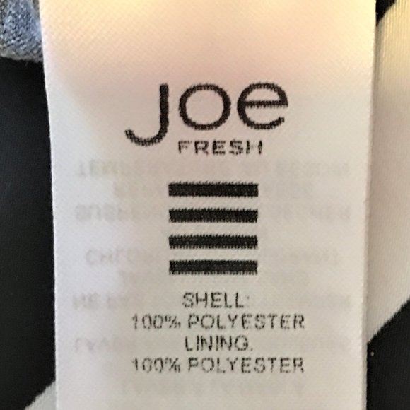 JOE FRESH Silky Geometric Tunic Dress  |  Size S/P - Picture 11 of 13